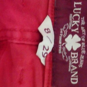 Lucky Brand red jeans